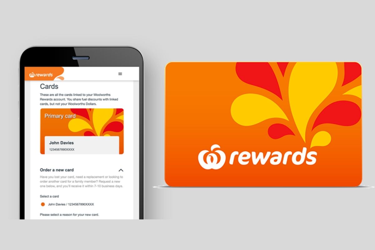 woolworths rewards card and app