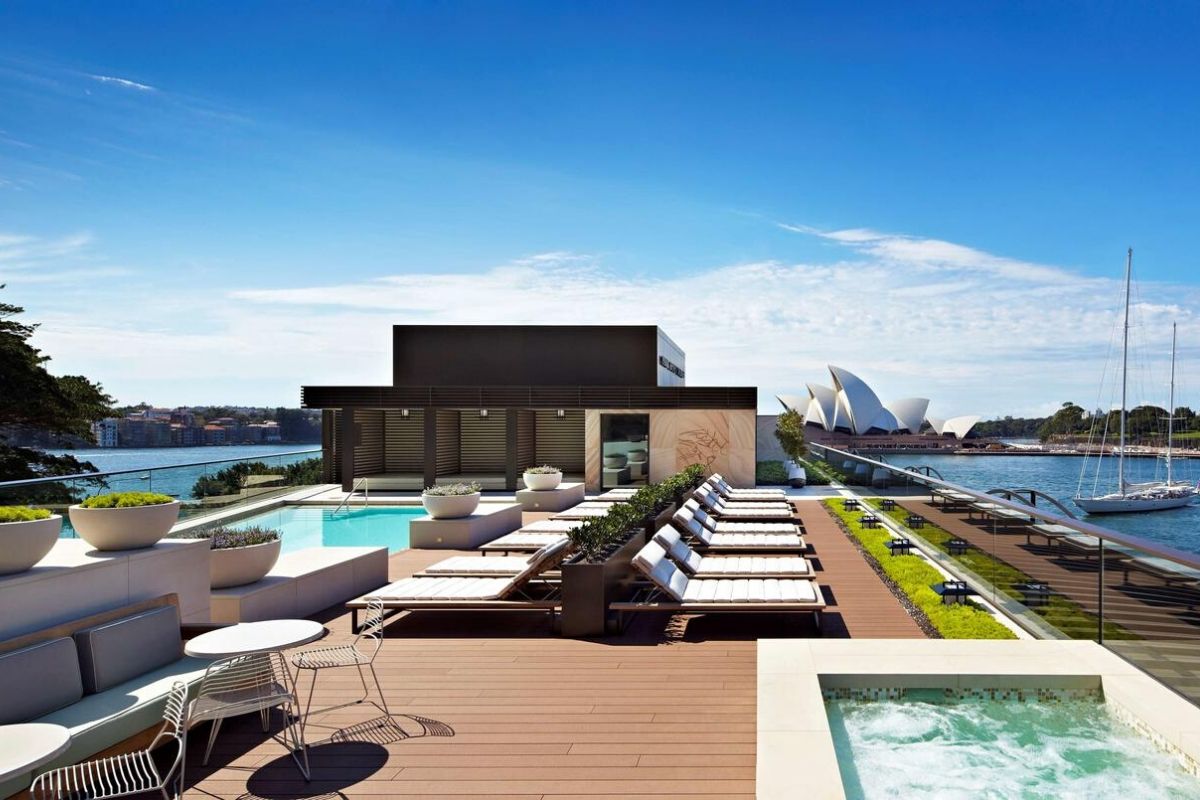 Sydney Park Hyatt rooftop pool
