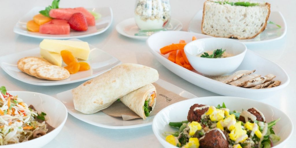 Virgin-Australia-Lounge-Adelaide-food Virgin Australia Lounge Adelaide cold food menu