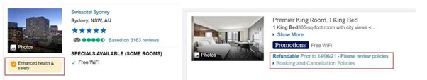 Amex Exclusive Explorer hotel booking health and safety