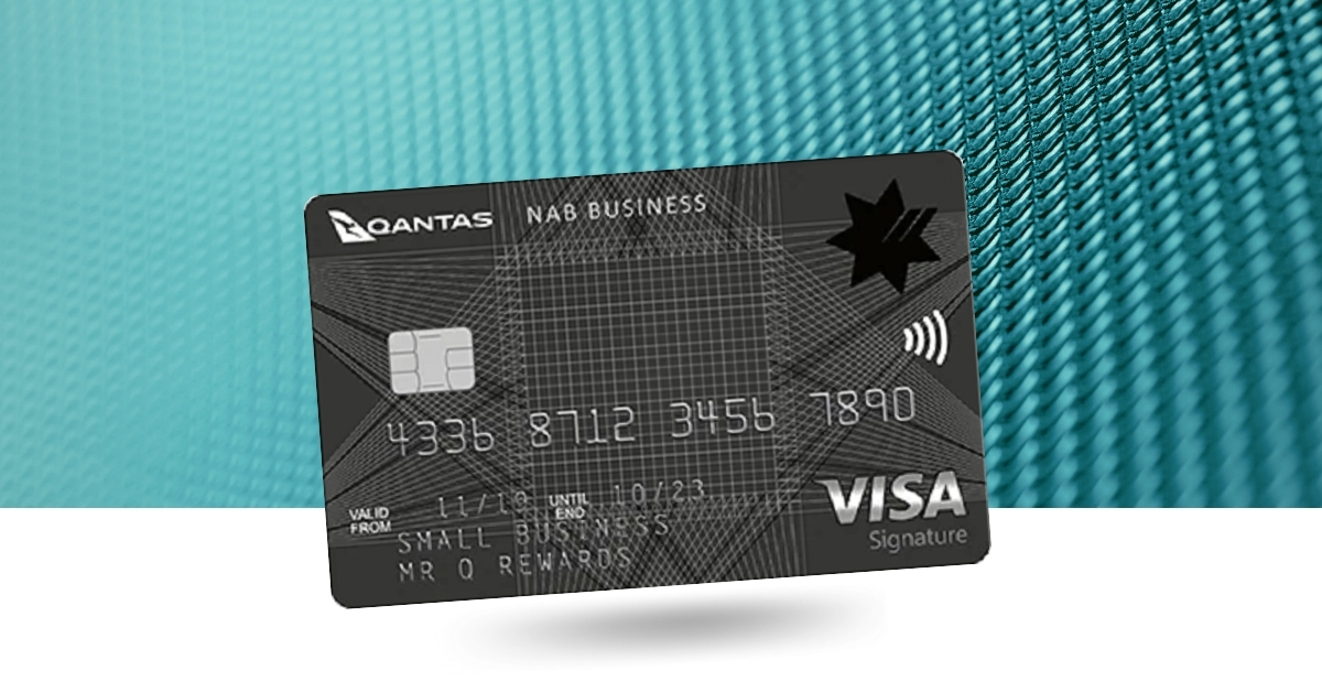NAB Qantas Business Signature Card CTA card image The Champagne Mile