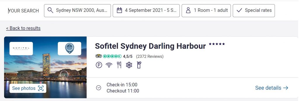 Sofitel Sydney Darling Harbour