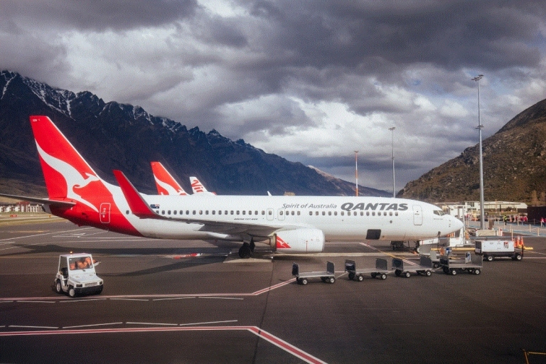 qantas at queenstown