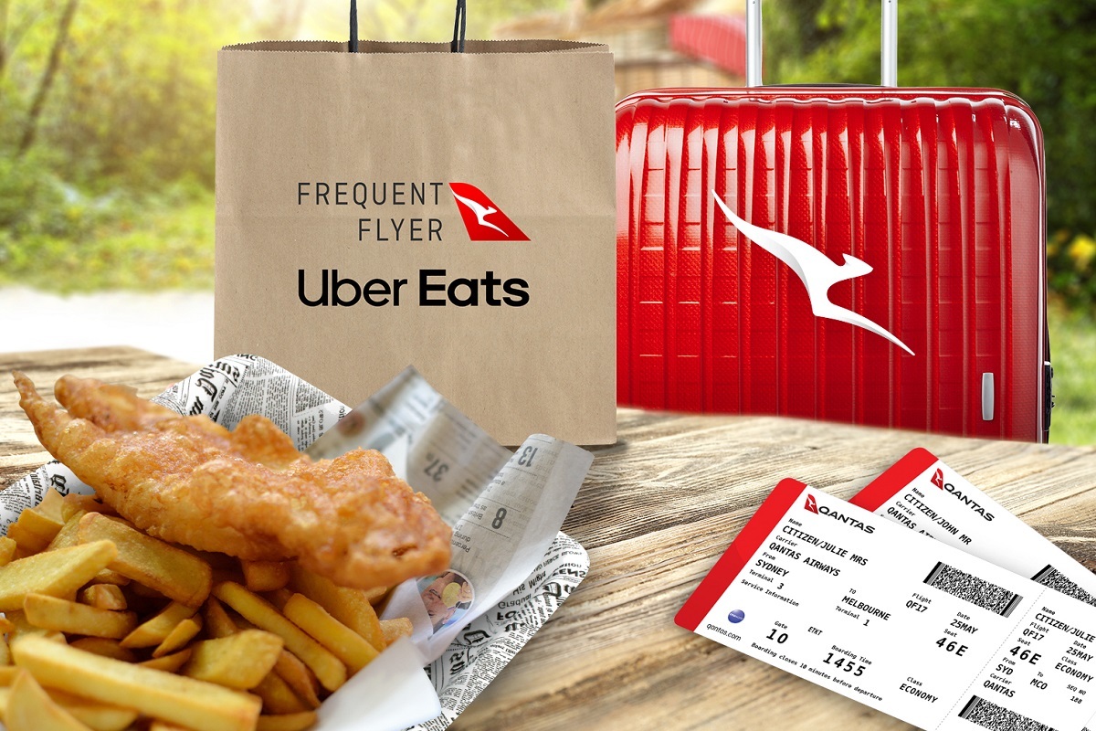 qantas frequent flyer uber eats program
