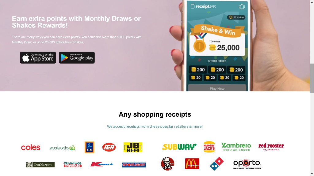 receiptjar shake rewards