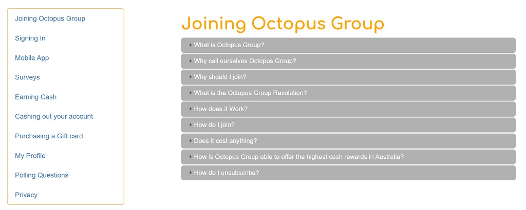 octopus group review faq