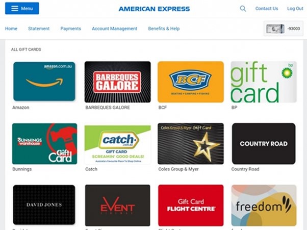american express giftcards