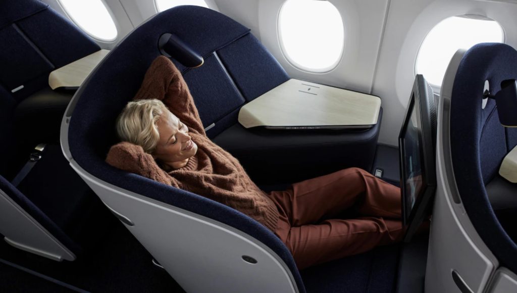 finnair business class seat image