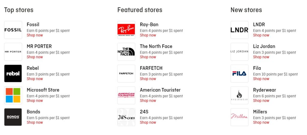 top stores featured stores and new stores at qantas shopping