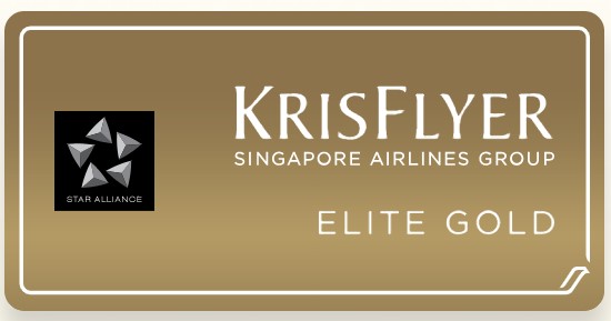 singapore airlines krisflyer elite gold