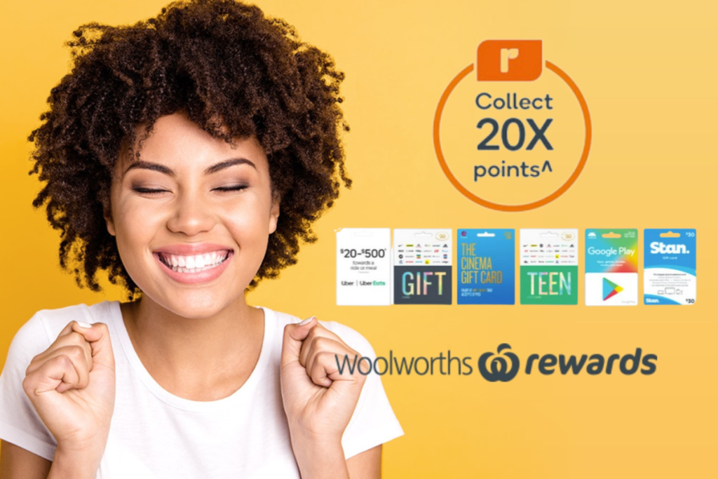 Details more than 60 gift cards available at woolworths