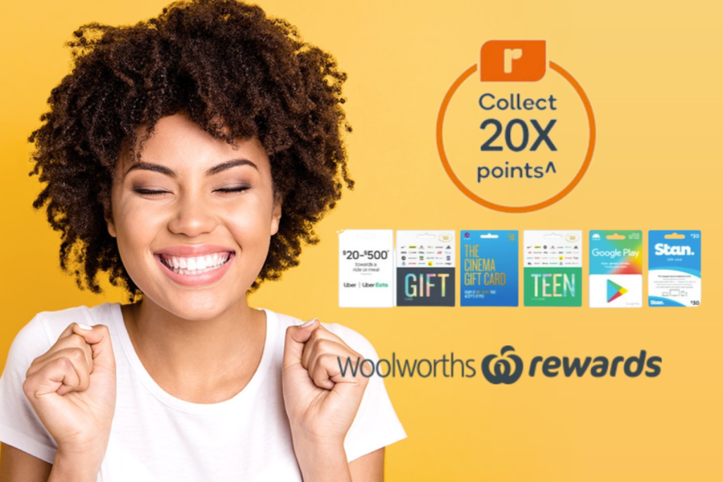 20x Everyday Rewards points on Apple gift cards @ Woolworths (16