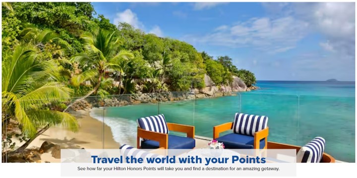 hilton honors guide trvel the world with your points
