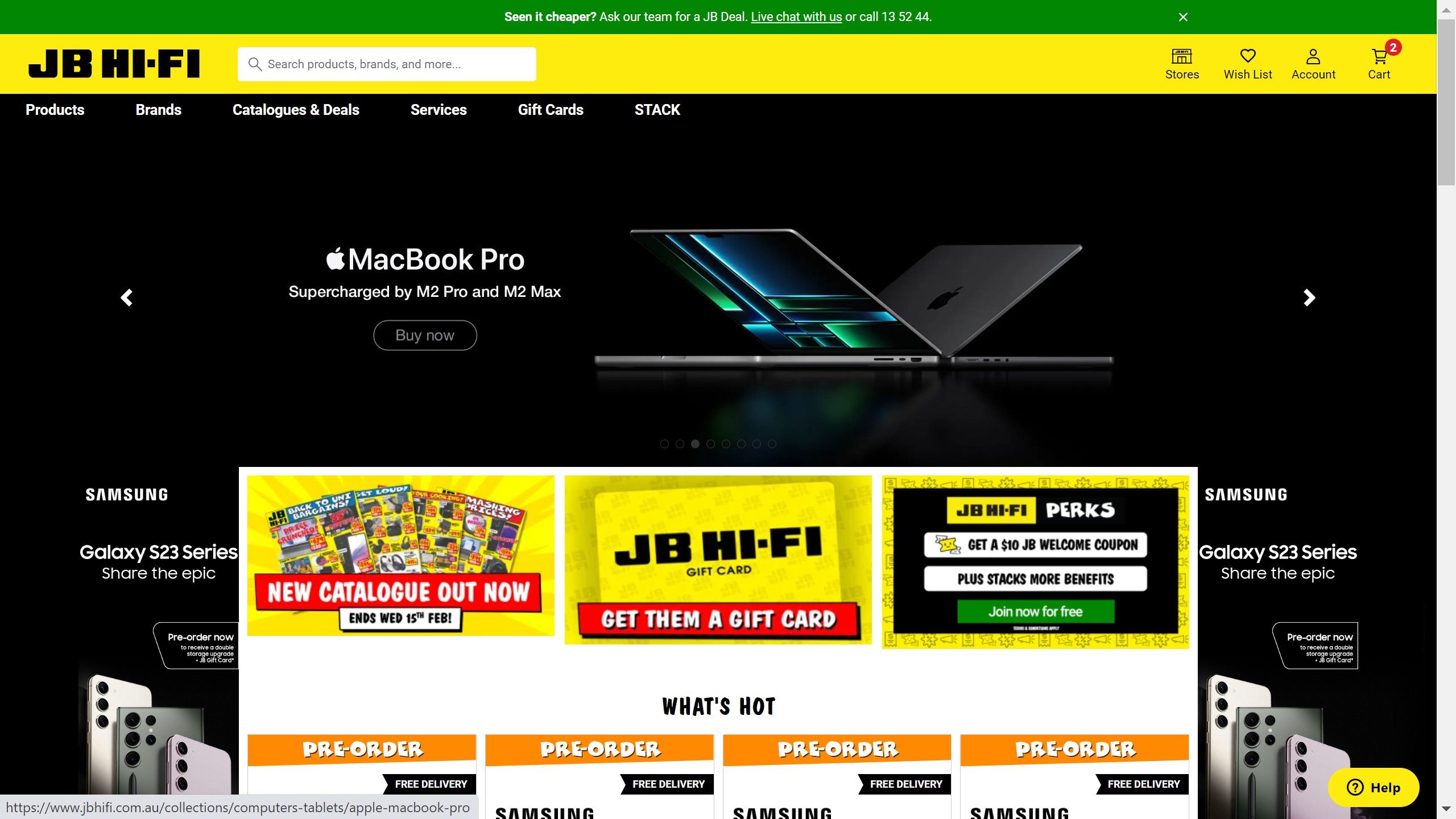 jb hifi price match homepage