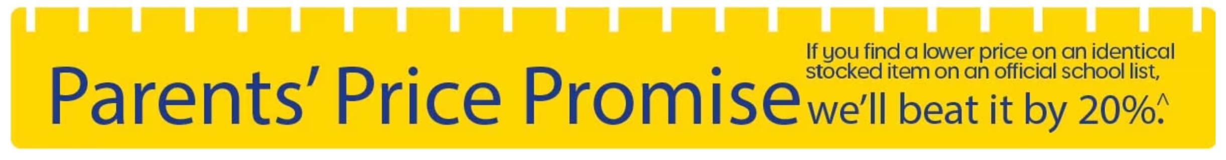officeworks parents price promise and price match