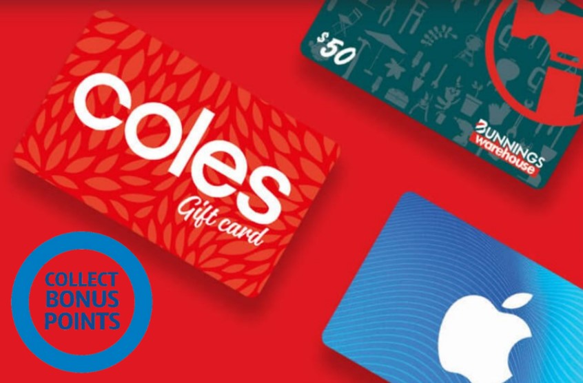 flybuys coles bunnings gift cards