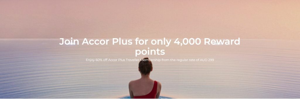 join accor plus for only 4,000 reward points