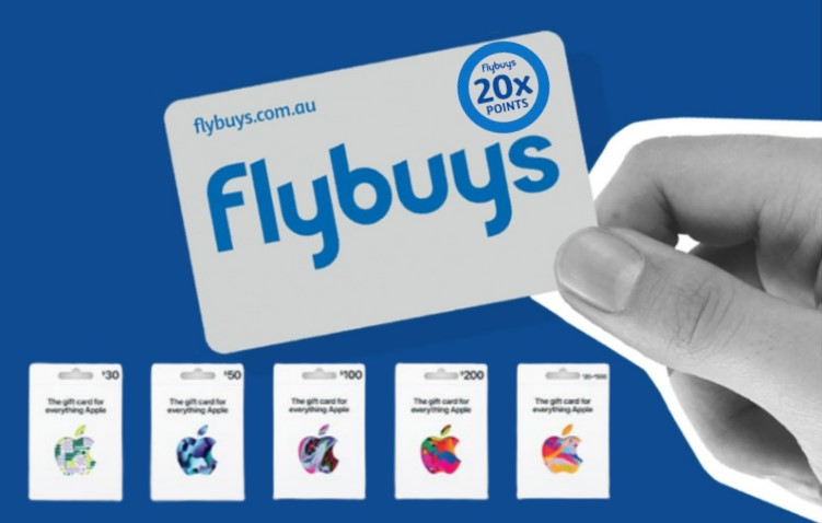 flybuys 20x points apple gift cards image