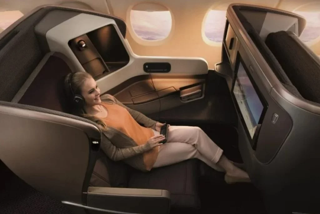 singapore airlines business class seat