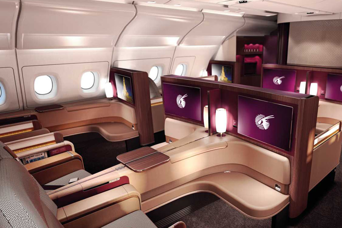 qatar airways first class