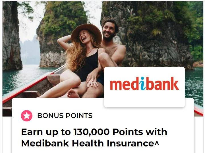velocity and medibank bonus points offer
