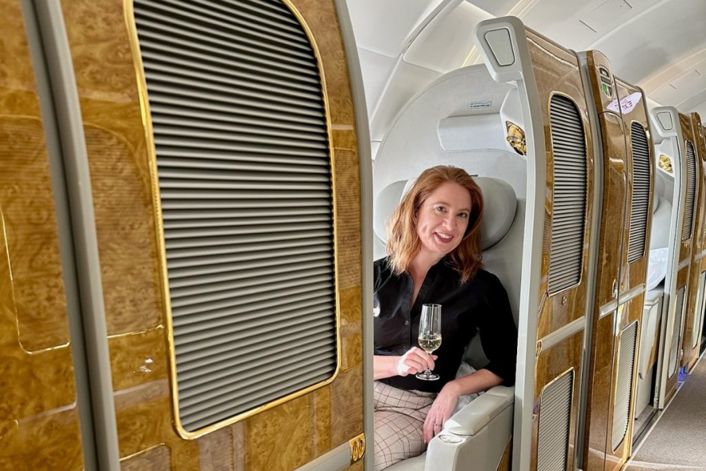 emirates fly first class