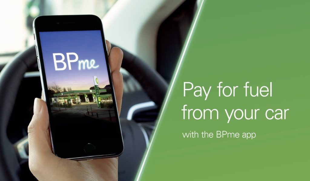 bp me app pau for fuel from your car