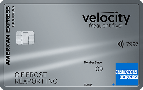 American Express velocity business card