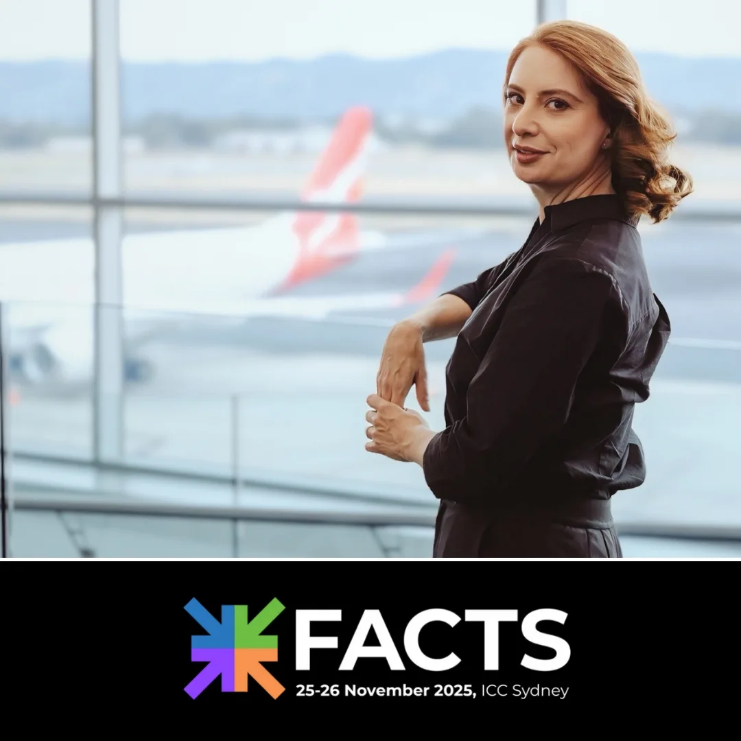 Adele Eliseo speaking at FACTS 2025, Sydney