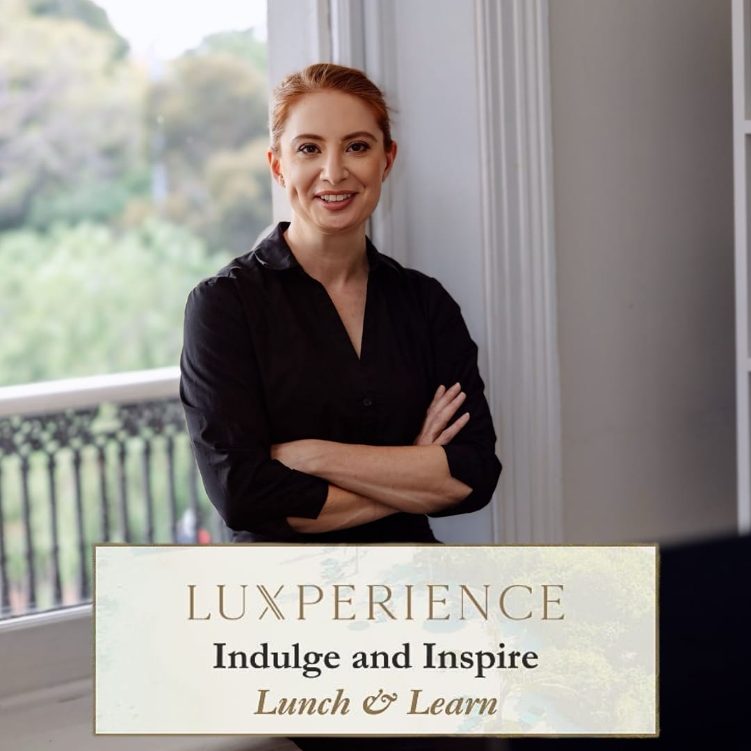 Adele Eliseo presenting at Luxperience 2025, Sydney