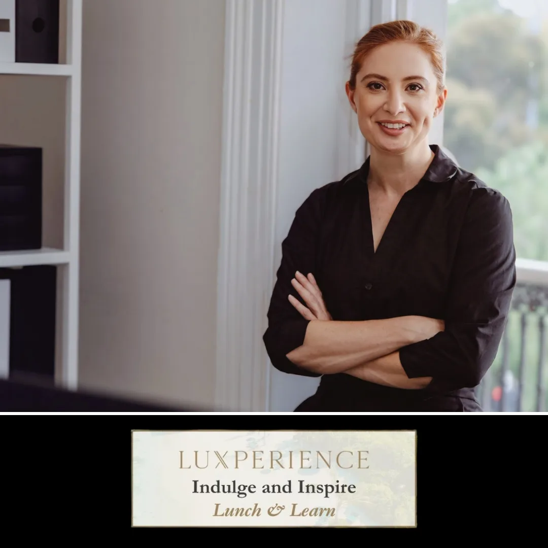 Adele Eliseo presenting at Luxperience 2025, Sydney