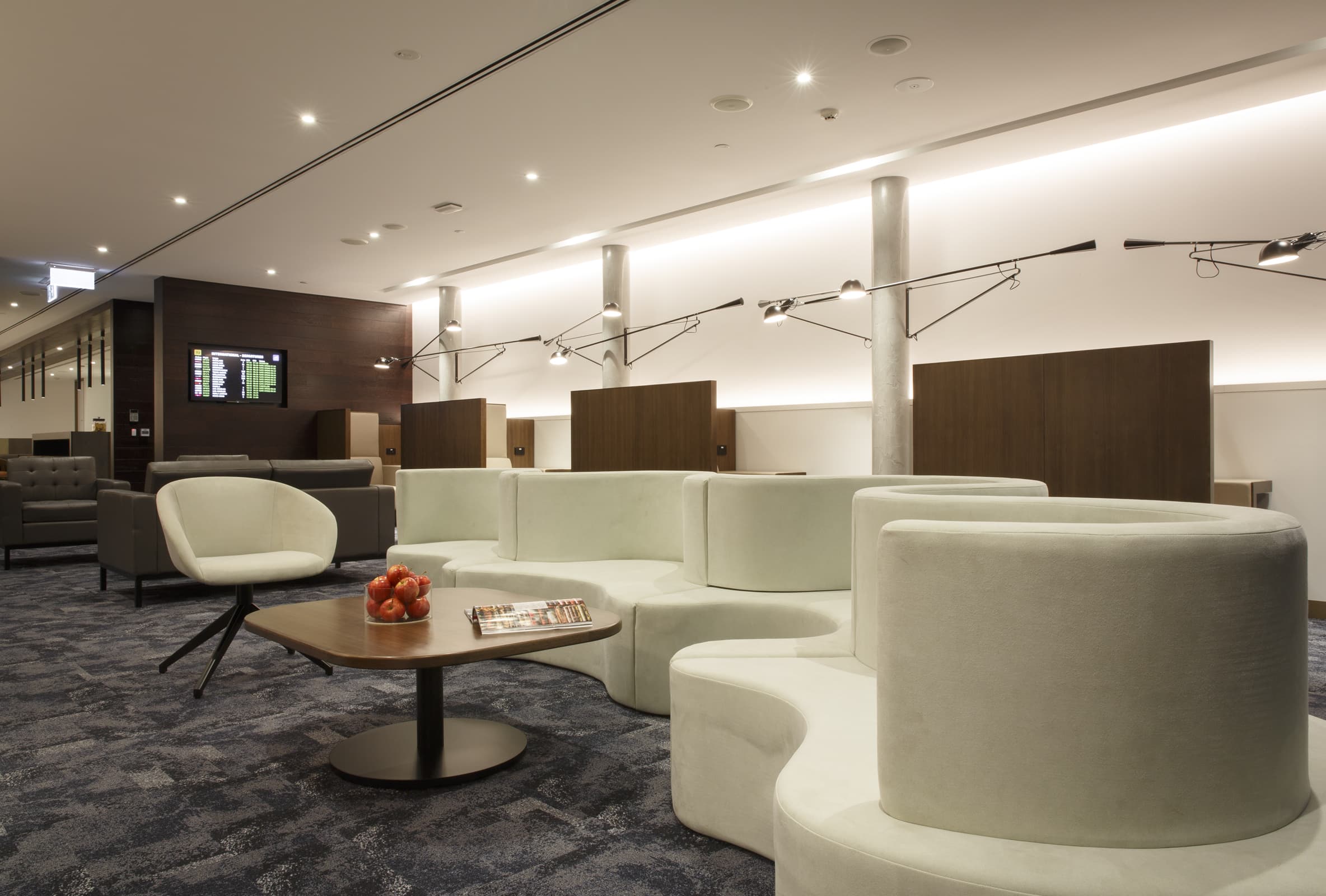American Express Lounge Melbourne Airport seating