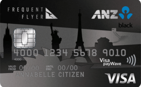 anz frequent flyer black credit card