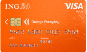 ing orange card and ing promo code