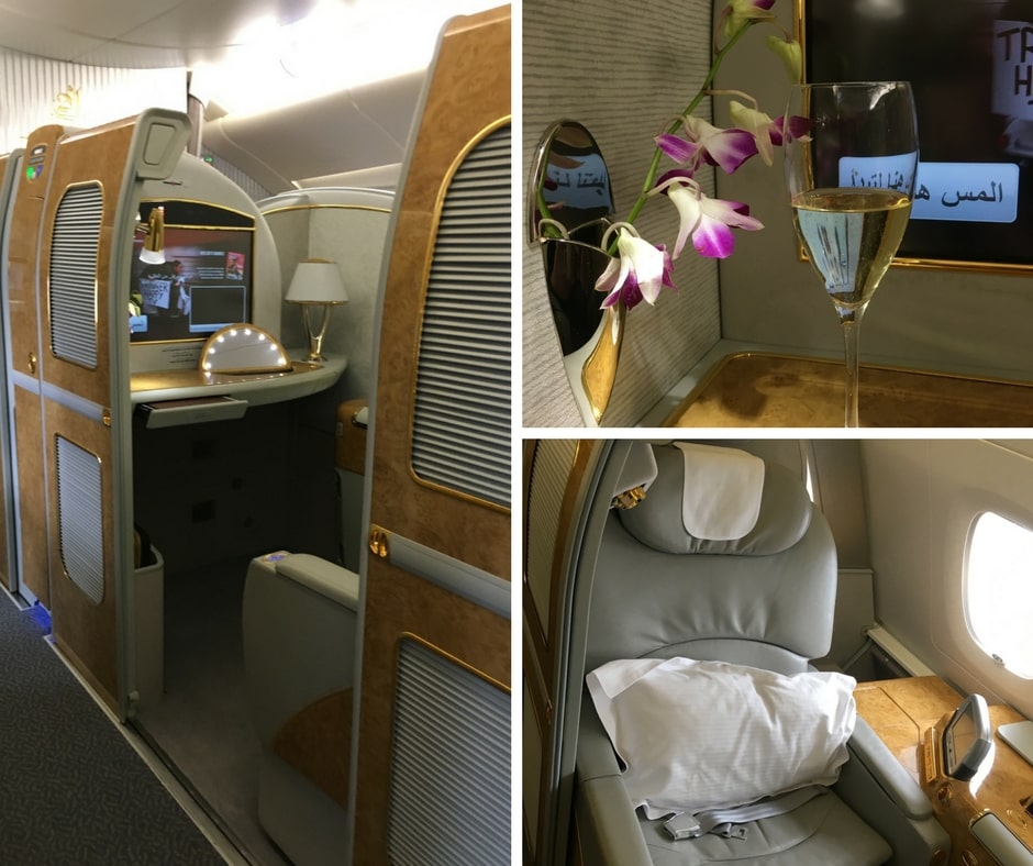 Emirates A380 first class, emirates trans-Tasman